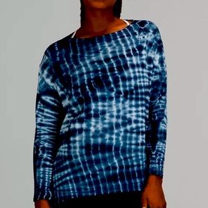 Lululemon Back in Action Long Sleeve Tie Dye Size 6